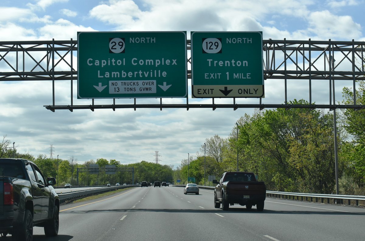 Amwell Road Corridor, NJ - Route 29 North - Trenton to Washington Crossing New Jersey | AARoads